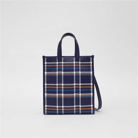 burberry small latticed leather tote bag|Burberry tote bag vintage.